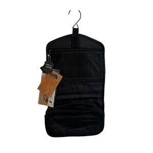 NEW Canyon Outback Leather Goods black hanging travel organizer